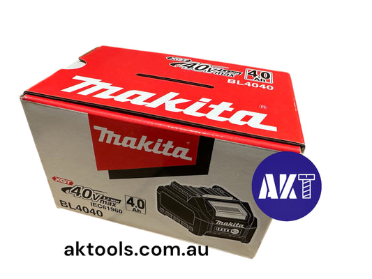 Makita 40V Max XGT 4.0Ah Battery BL4040 191B26-6 Genuine