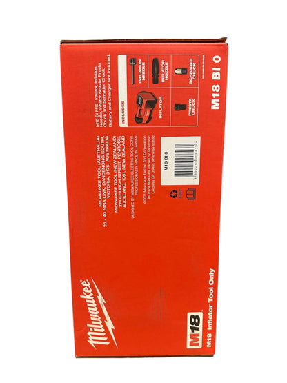 Milwaukee M18 18V Air Tyre Inflator M18BI-0 Skin Tool Only 