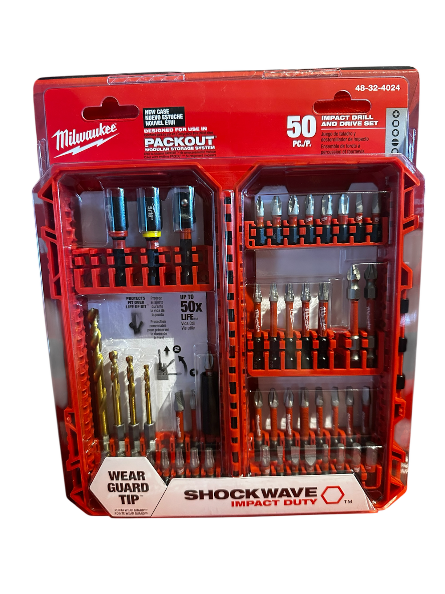 Milwaukee 48324024 PACKOUT Shockwave 50pc Drill and Drive Set