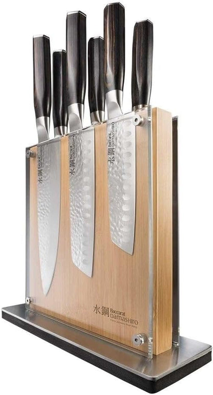 Baccarat Damashiro Emperor Shi Knife Block 7PC Set