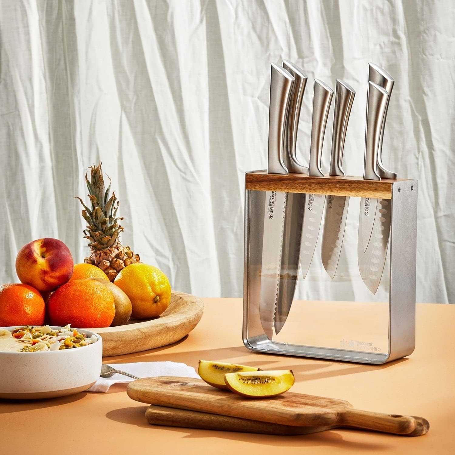 Cuisine::Pro Damashiro Kinzoku 7 Piece Knife Block-aktools
