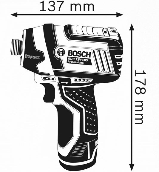 Bosch Professional 12V System GDR 12V-105 impact driver