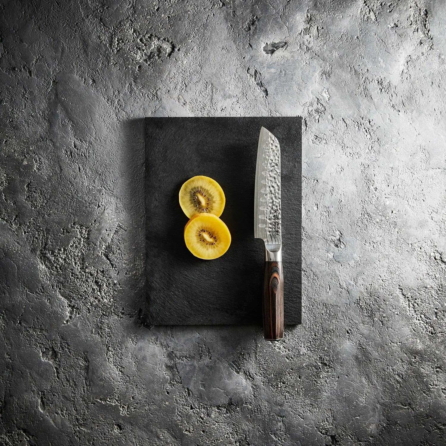 Cuisine::pro Damashiro Emperor Santoku Knife 5.5 Inch Japanese Steel-aktools