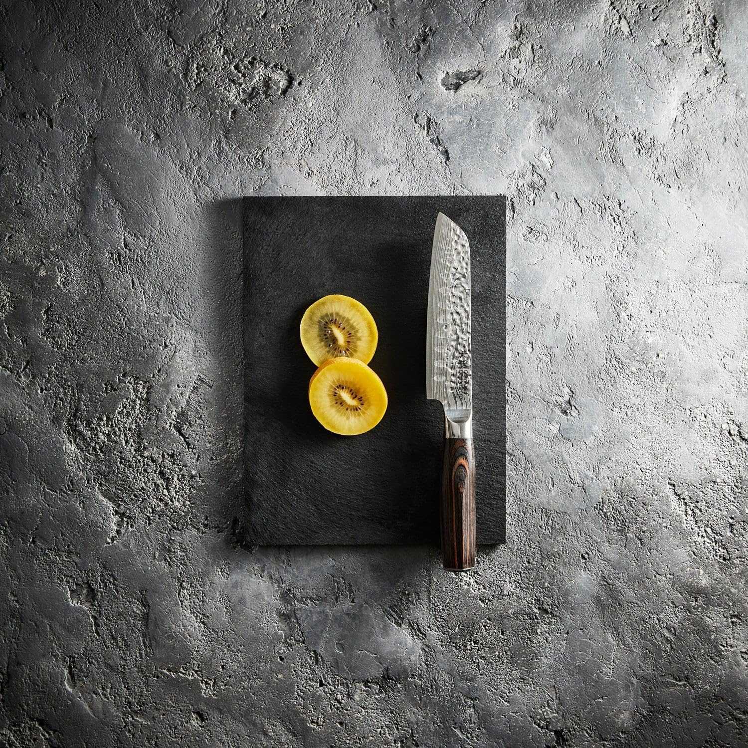 Cuisine::pro Damashiro Emperor Santoku Knife 5.5 Inch Japanese Steel-aktools