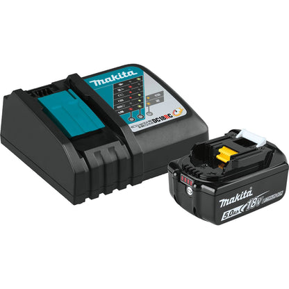 Makita 18V 5.0Ah Battery & Rapid Charger Starter Pack BL1850BDC1