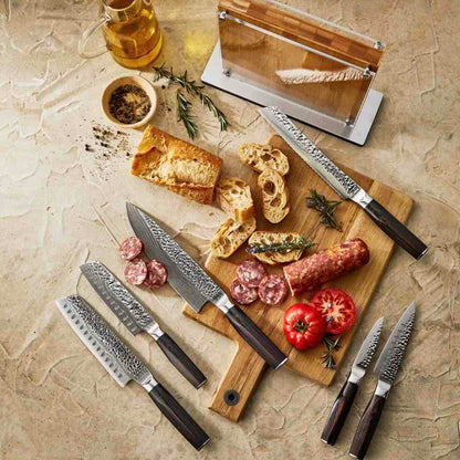 Baccarat Damashiro EMPEROR Shi Knife Block 7 Piece 3