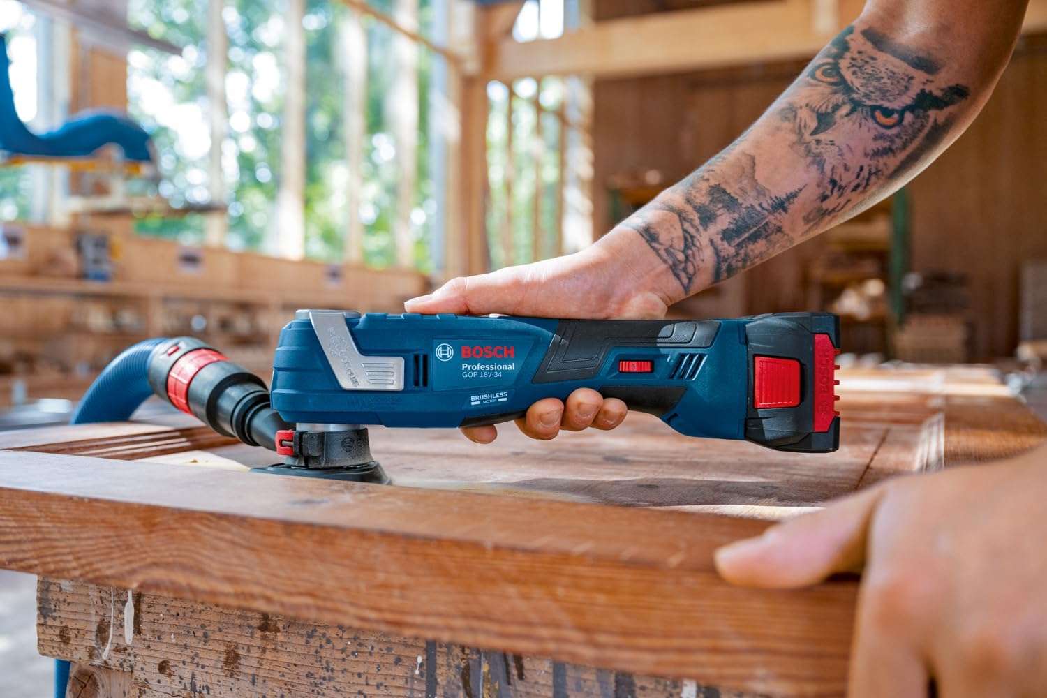 Bosch Professional 18V Cordless Brushless Multi-tool GOP 18V-34-aktools