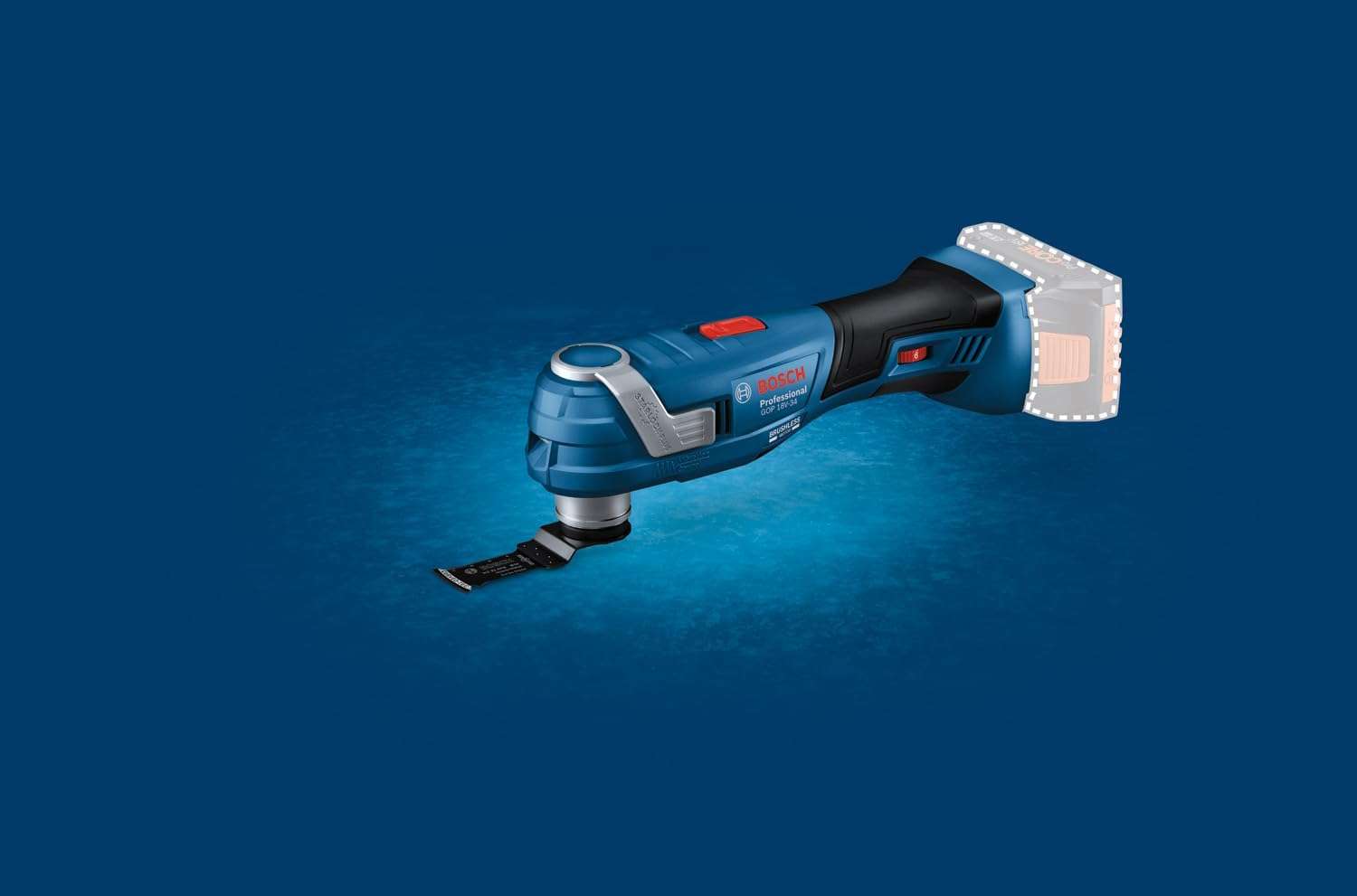 Bosch Professional 18V Cordless Brushless Multi-tool GOP 18V-34-aktools