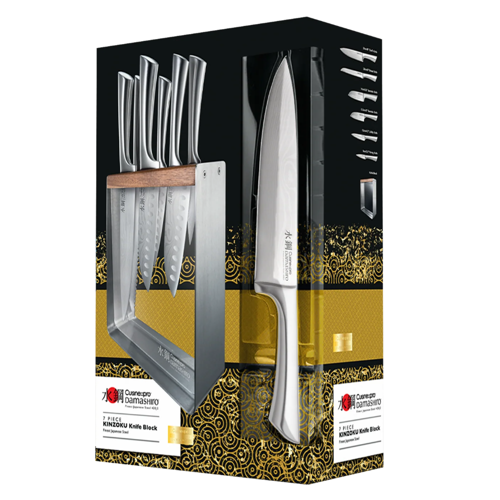 Cuisine Pro Damashiro Kinzoku 7 Piece Knife Block