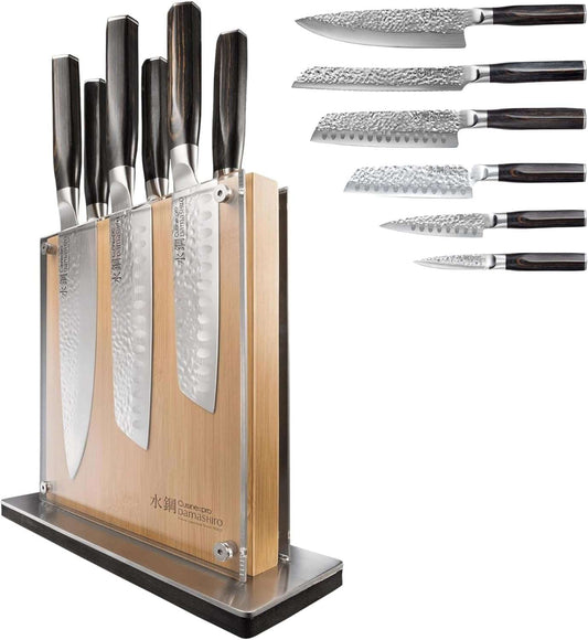 Cuisine Pro Damashiro Emperor Knife Block SHI 7PC Set-aktools