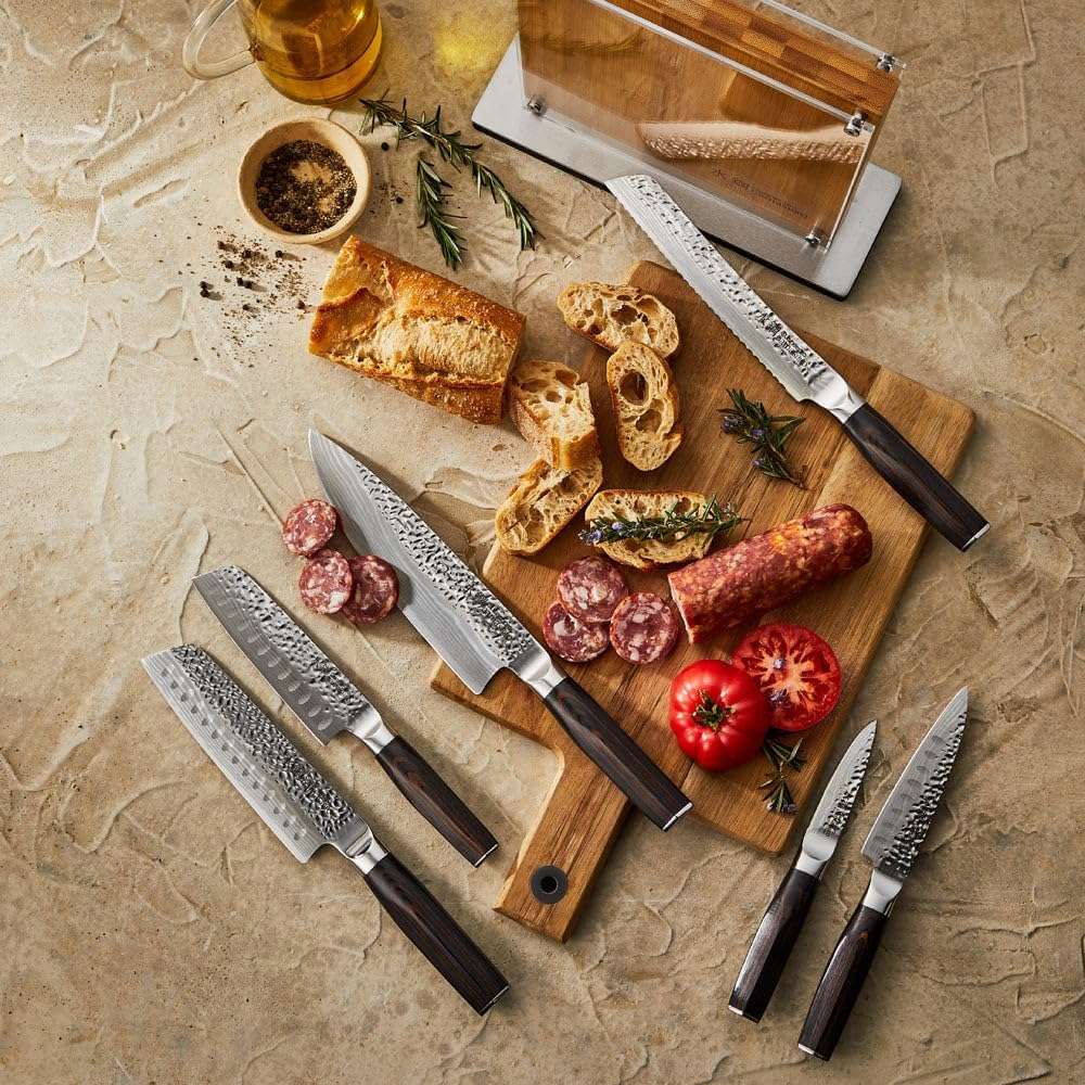 Cuisine Pro Damashiro Emperor Knife Block SHI 7PC Set-aktools