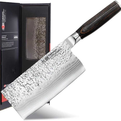 Cuisine::pro Damashiro Emperor 6.5 Inch Cleaver Knife-aktools