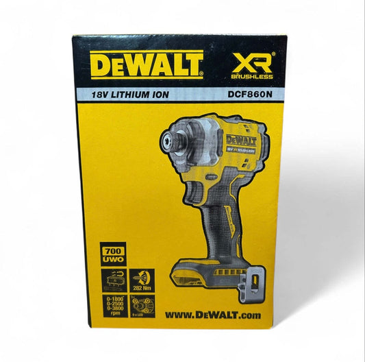 DeWalt DCF860N-XJ 18V XR Brushless 3 Speed Impact Driver Skin Only #packaging_Retail