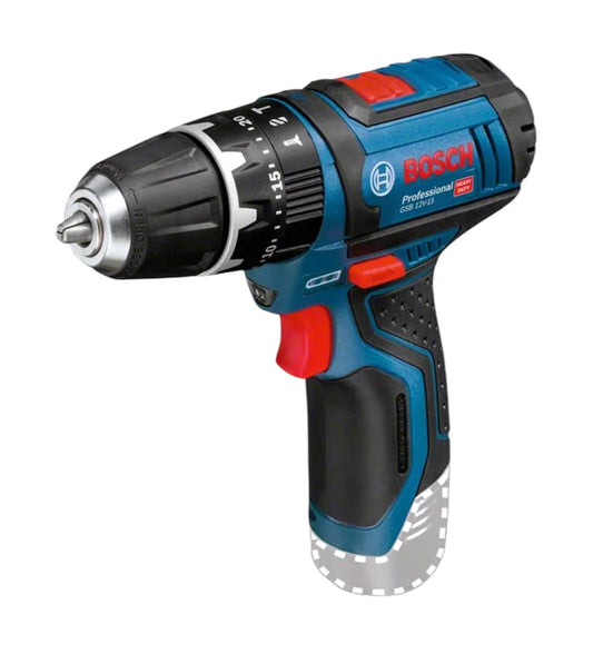 Bosch 12V Compact Drill Driver GSB 12V-15 Skin Only