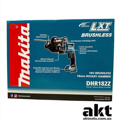 Makita DHR182Z 18V Brushless SDS Plus Rotary Hammer Drill Skin AK TOOLS