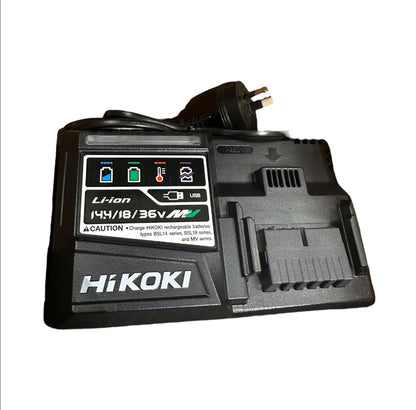 HiKOKI UC18YSL3(H0Z) Rapid Battery Charger with Cooling & USB Port Genuine - AK TOOLS