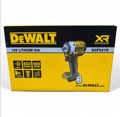 DeWALT DCF921N-XJ 18V Brushless 1/2inch XR Compact Impact Wrench