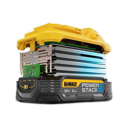 DeWalt 18V DCB1104H1-XE Starter Pack, 5.0 Powerstack Battery & Charger