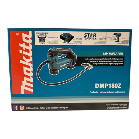 Makita DMP180Z 18V LXT Cordless Air Inflator Tool Skin Only