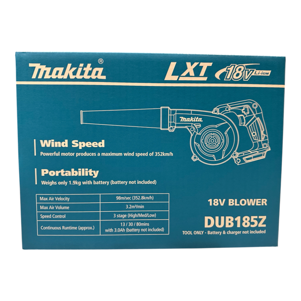Makita DUB185Z 18V Blower Stubby Compact Cordless Skin Only