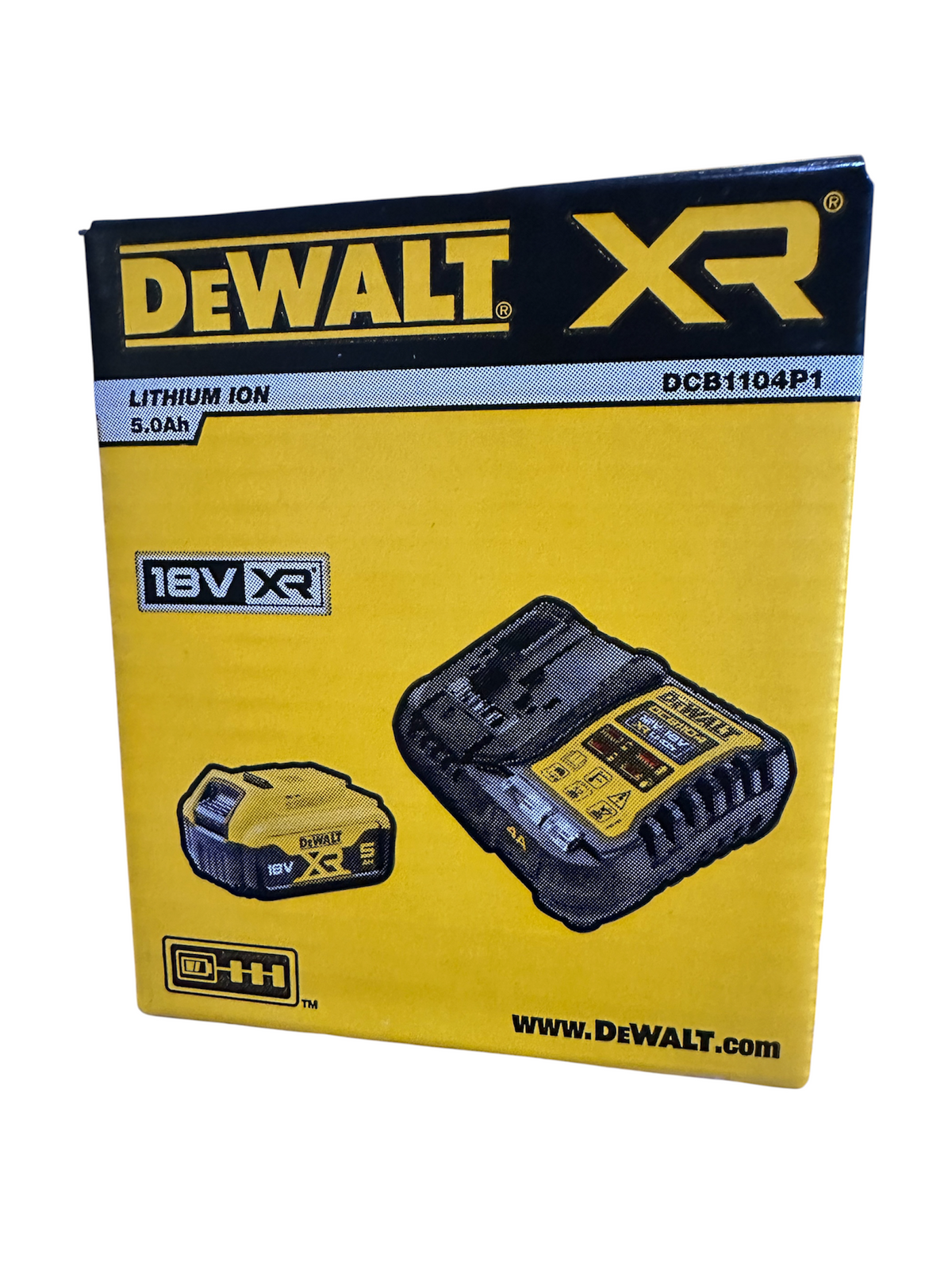 DeWalt  18V 5.0 Battery and Charger Starter Kit DCB1104P1-XE