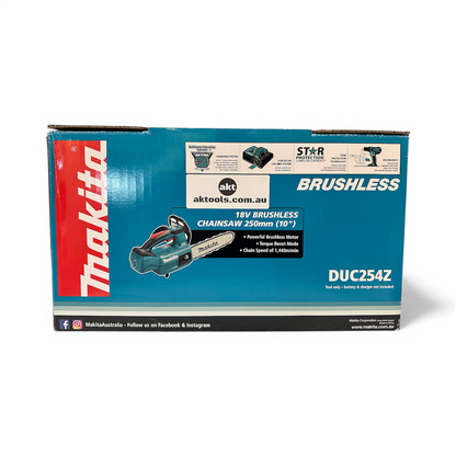 Makita DUC254Z 18V Brushless 250mm 10inch Chainsaw Skin Only