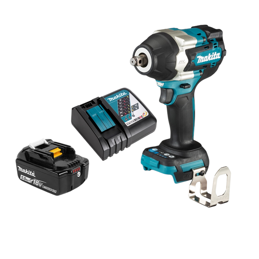 Makita DTW700RT 1/2” Impact Wrench Kit 5.0Ah Battery & Rapid Charger
