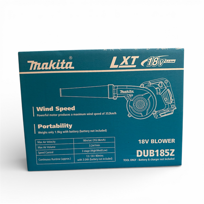 Makita DUB185Z 18V Blower Stubby Compact Cordless Skin Only