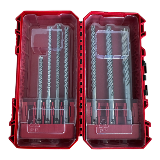 Milwaukee 7 Piece 5-12mm SDS Plus MX4 4-Cut Drill Bit Set 49323556