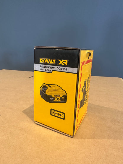 DeWalt 18V XR 5.0Ah LITHIUM-ION Battery DCB184-XE 