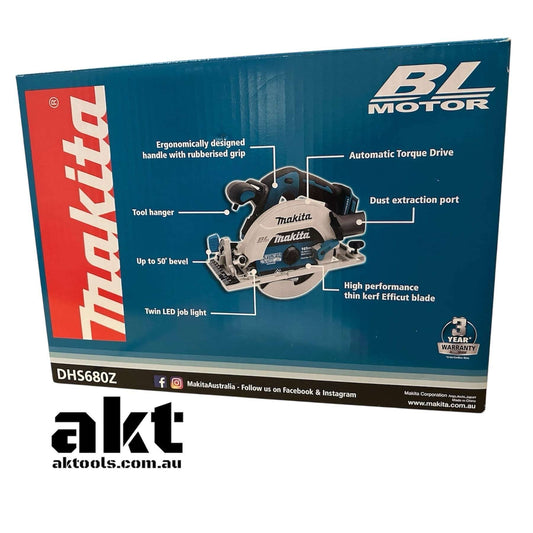 Makita Circular Saw 165mm 18v brushless DHS680Z Skin only