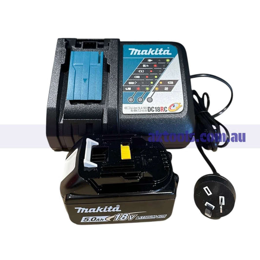 Makita 18V LXT Rapid Charger with 5.0Ah Battery Starter Set