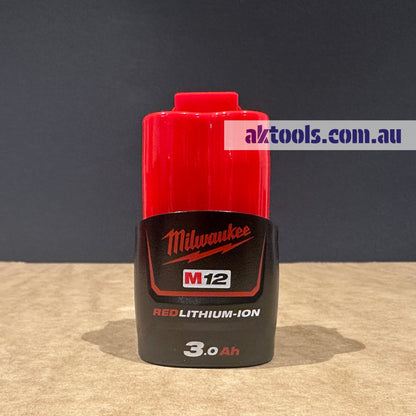 Milwaukee 12V Battery 3.0Ah Redlithium-ION Compact M12B3 