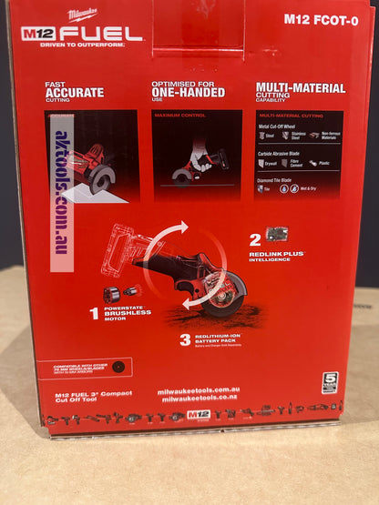 Milwaukee 12V M12 Cut-off tool M12FCOT-0 Skin Tool 