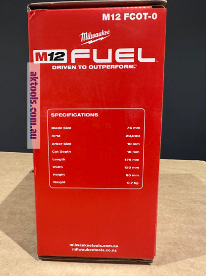 Milwaukee 12V M12 Cut-off tool M12FCOT-0 Skin Tool 