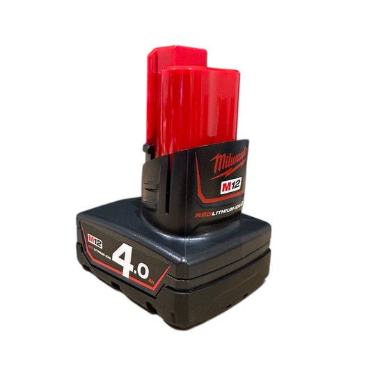 Milwaukee 12V Battery 4.0Ah 12V RED LI-ION M12B4 Genuine Original 