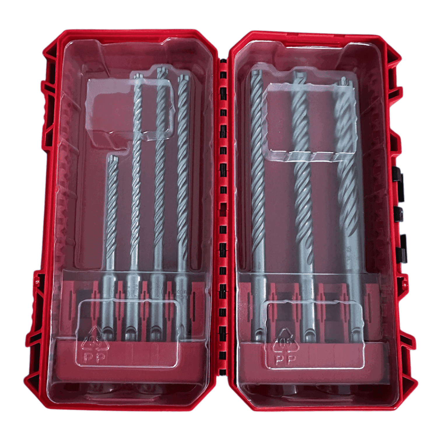 Milwaukee 7 Piece 5-12mm SDS Plus MX4 4-Cut Drill Bit Set 49323556
