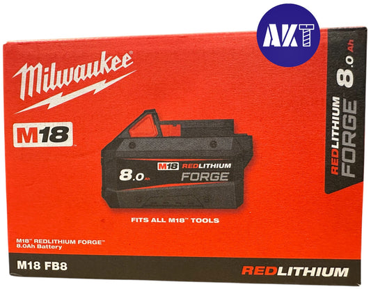 Milwaukee FORGE Battery 8.0Ah M18FB8 18V REDLITHIUM Genuine