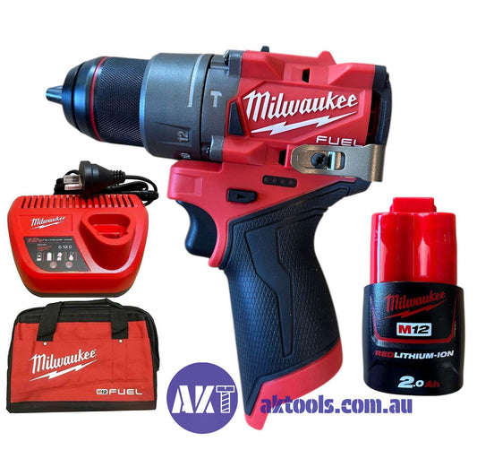 Milwaukee M12 12V Hammer Drill Driver Kit M12FPD2