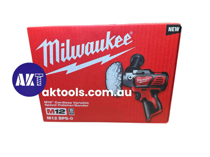 Milwaukee M12BPS-0 12V Spot Polisher Detail Sander