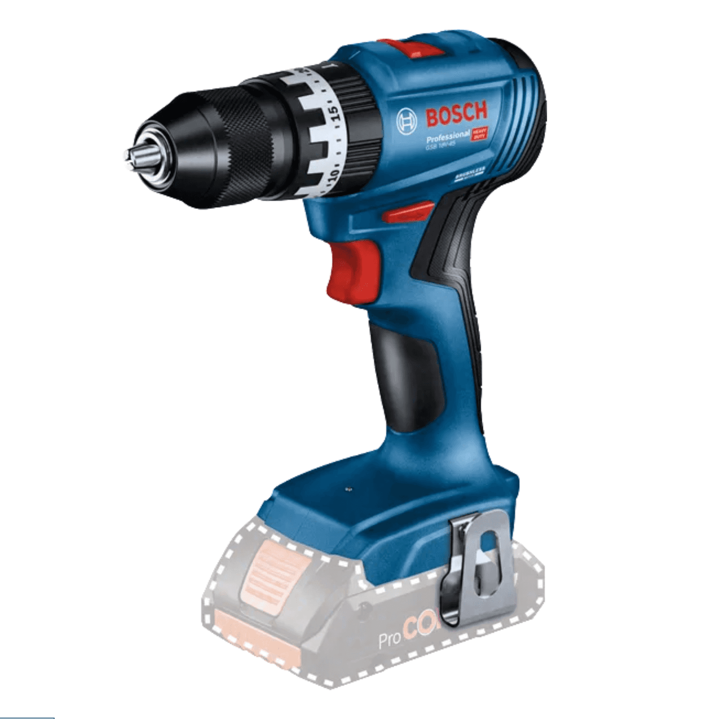 Bosch 18V Brushless Cordless Hammer Drill Driver Tool Skin Only GSB 18V-45