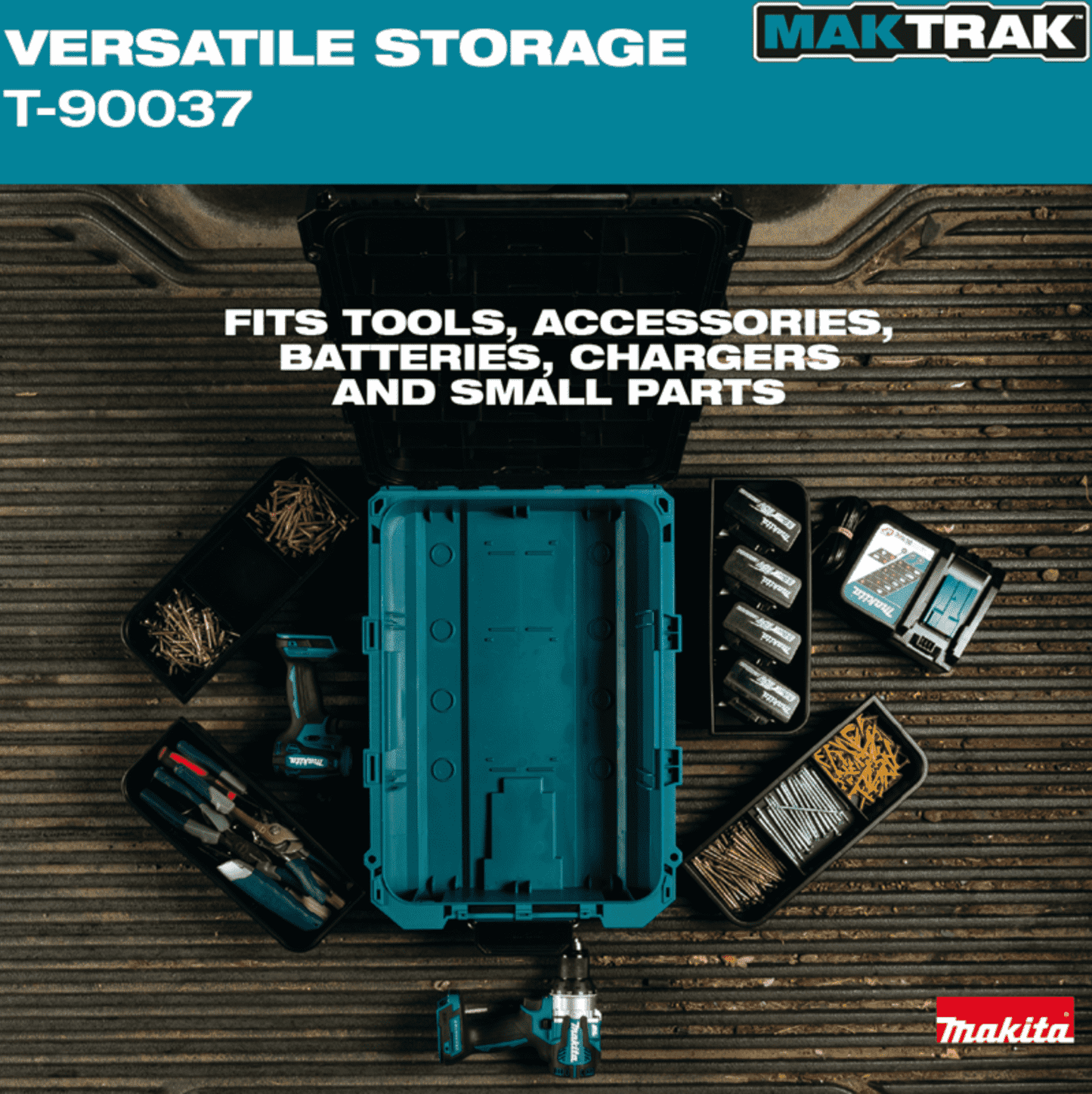 Makita MakTrak Medium Tool Box - T-90037-aktools