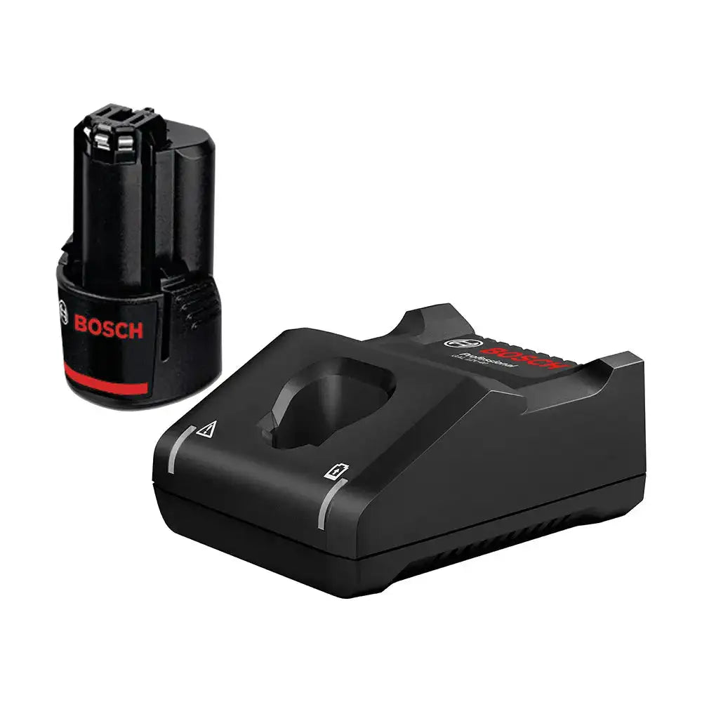 BOSCH 12V 2.0Ah Battery and Charger Starter Kit 0615990GA6