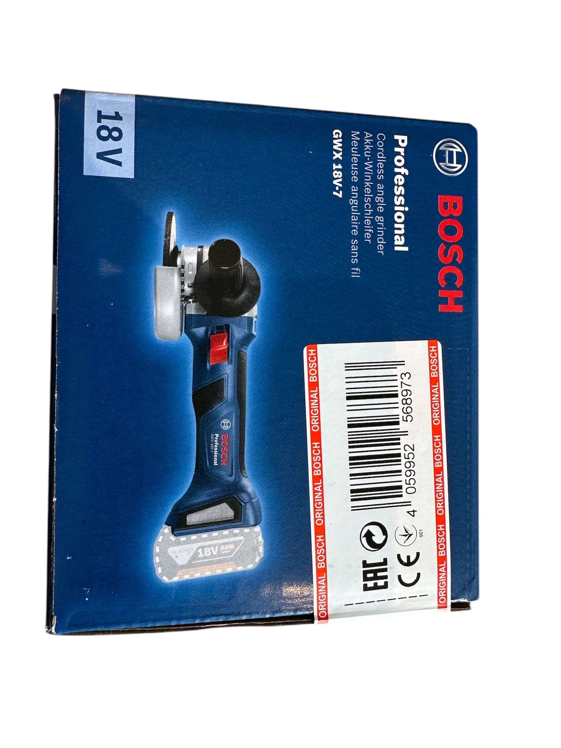 Bosch GWX 18V-7 18v Brushless Angle Grinder 125mm 