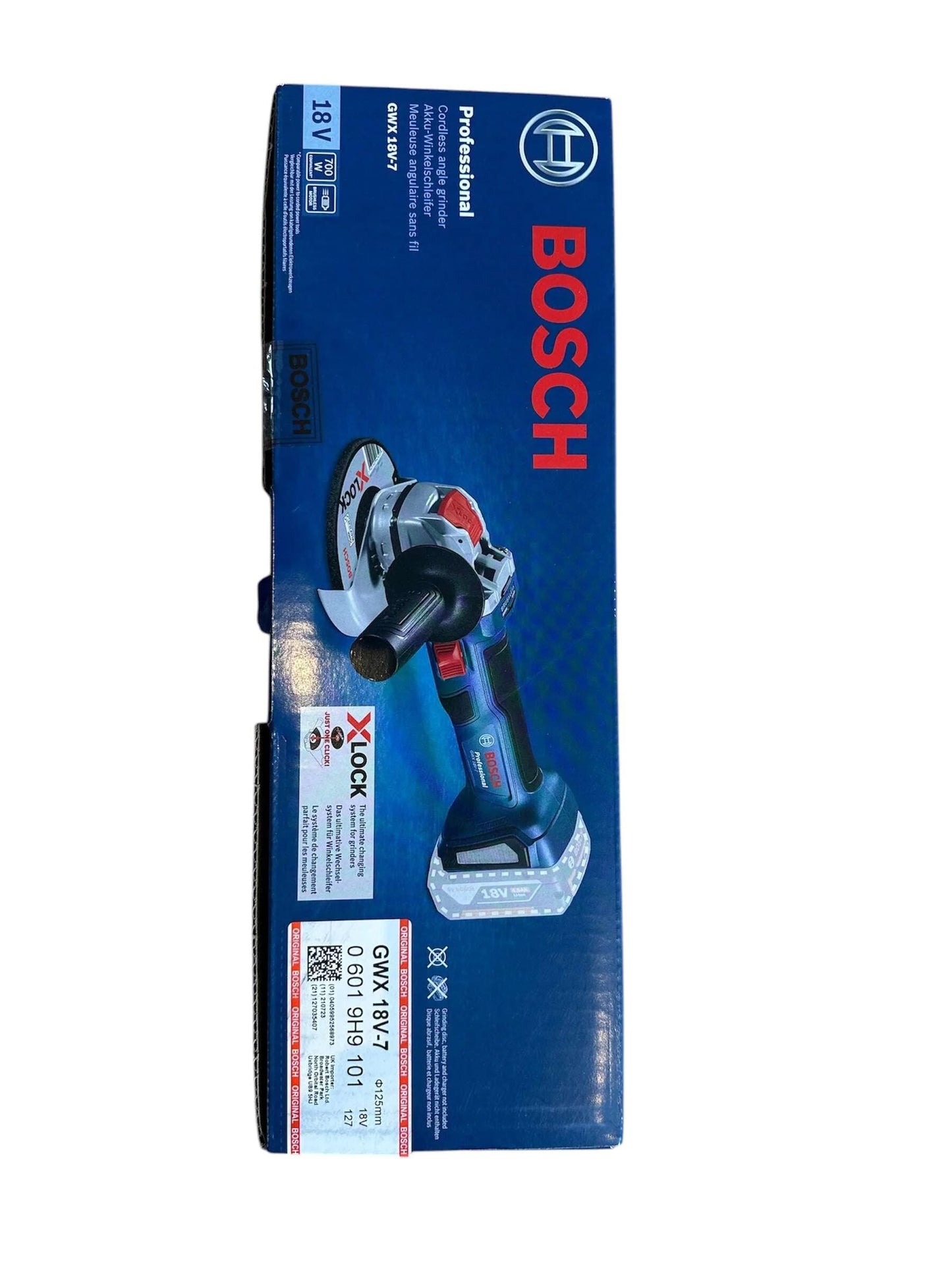 Bosch GWX 18V-7 18v Brushless Angle Grinder 125mm 