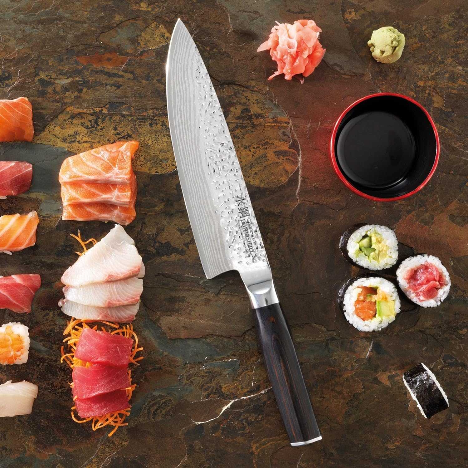 Cuisine Pro Chefs Knife 15cm Damashiro Emperor Japanese Steel 4