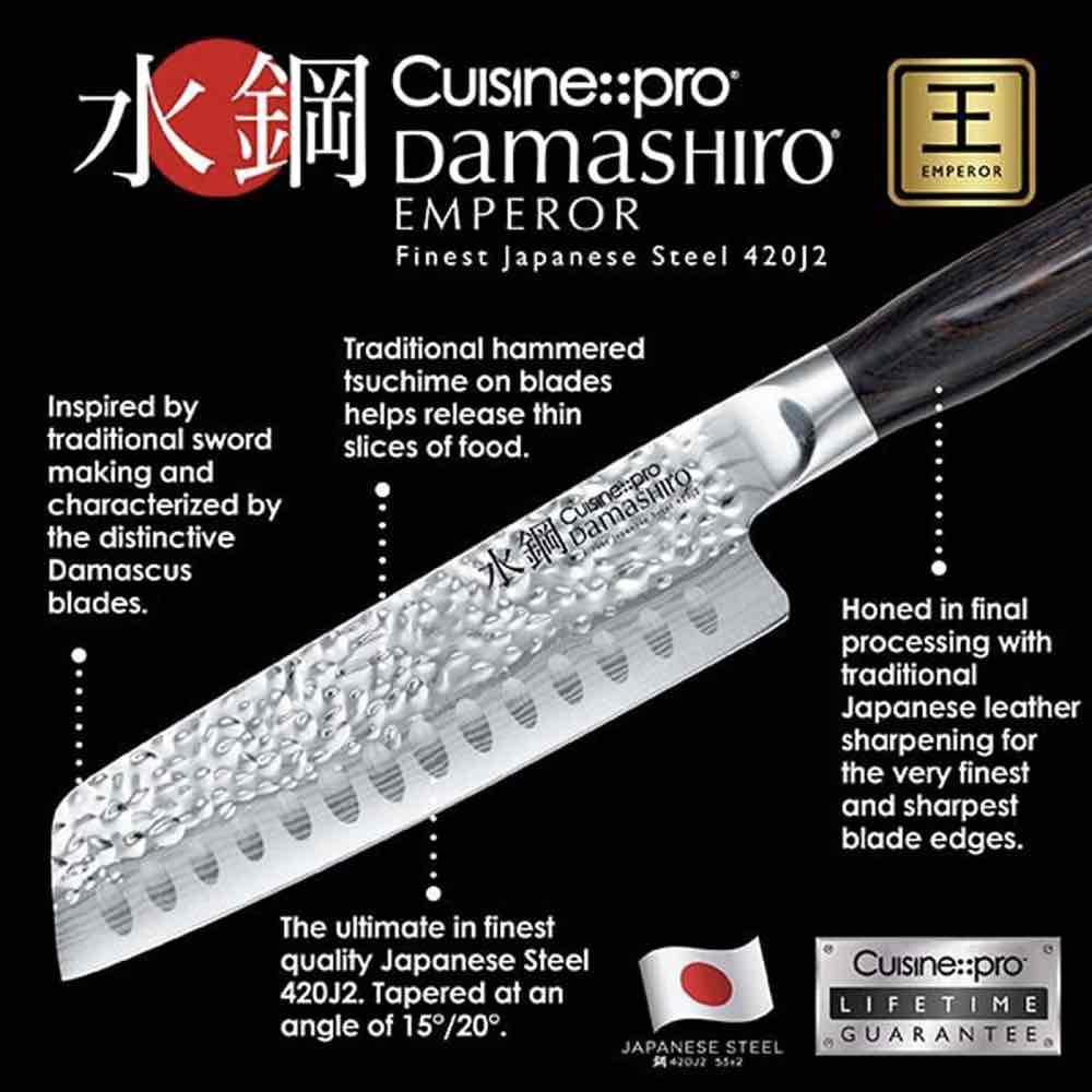 Cuisine Pro Damashiro Emperor Knife Block SHI 7PC Set 6