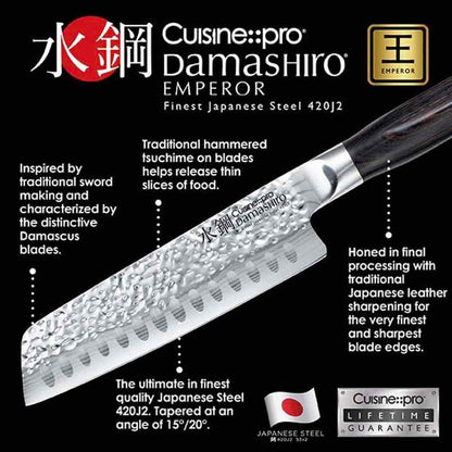 Cuisine Pro Damashiro Emperor Knife Block SHI 7PC Set 6