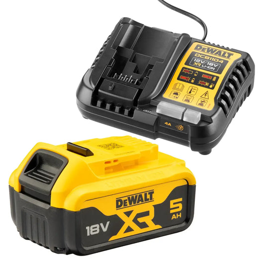 DeWalt  18V 5.0 Battery and Charger Starter Kit DCB1104P1-XE 