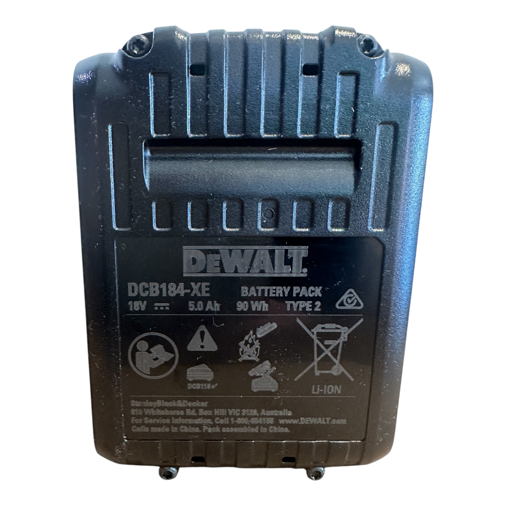 DeWalt 18V XR 5.0Ah LITHIUM-ION Battery DCB184-XE 4